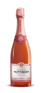 Cuvée rosé Prestige brut, Champagne Taittinger.